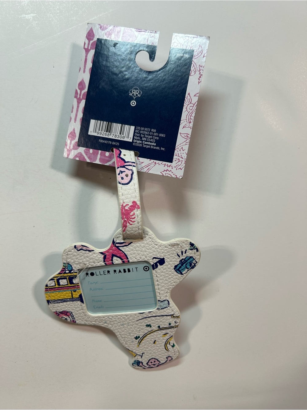NEW (2) Roller Rabbit x Target Monkey Luggage Tags - Picture 6 of 8